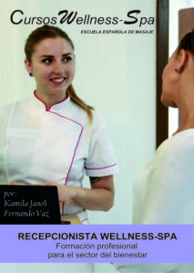 Libro "recepcionista wellness-SPA" escrito por Kamila Janos y Fernando Vaz